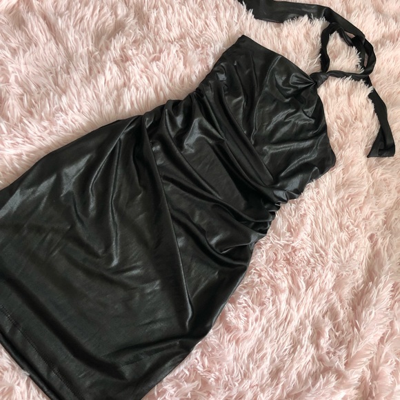 Halter Ruched Dress - Picture 3 of 6